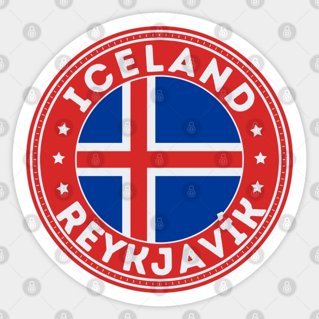 Reykjavik Sticker by footballomatic